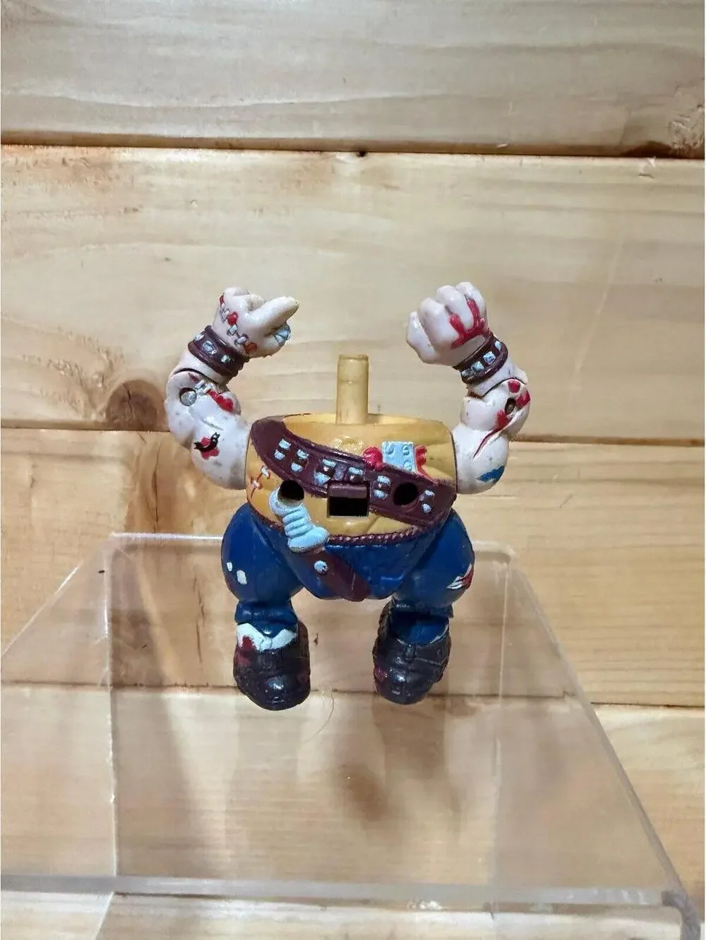 Vintage toy Bruise Brother 1986 TCFC Head Popper Amtoy Madballs
